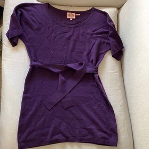 Juicy Couture Eggplant Sweater Dress